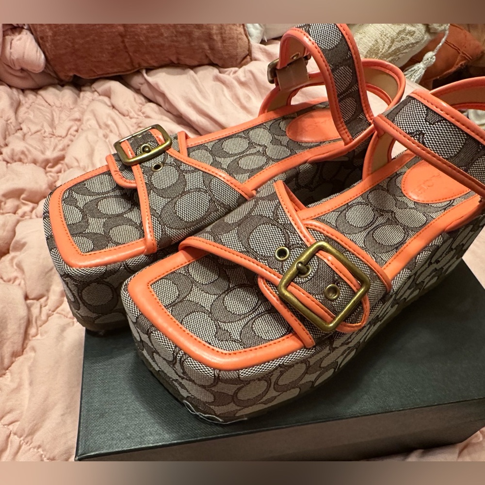 Coach Platform Pumps,